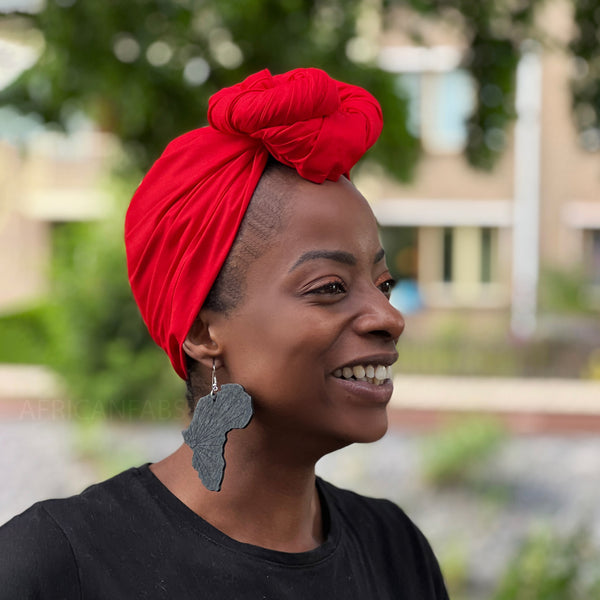 Rode hoofddoek / Rode headwrap