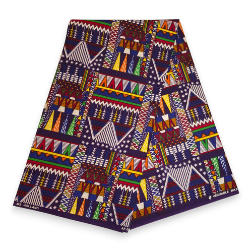 Haarband / Hoofdband in Afrikaanse print - Multicolor Earth Heritage