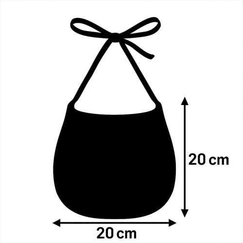 Afrikaanse print slabbetje - Zwart Bogolan (Unisex)