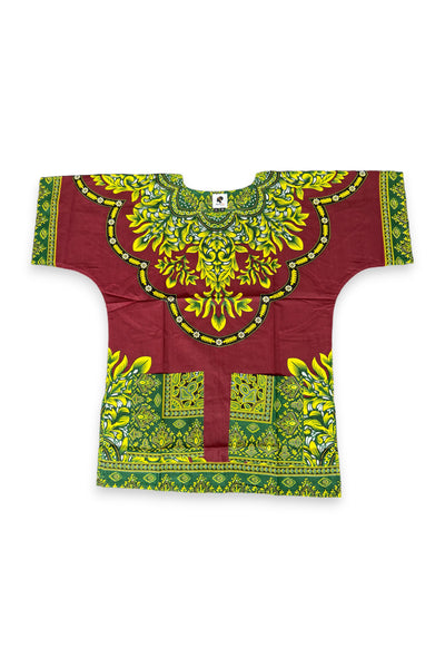Rode Dashiki Shirt / Dashiki Jurk - Afrikaans shirt - Unisex