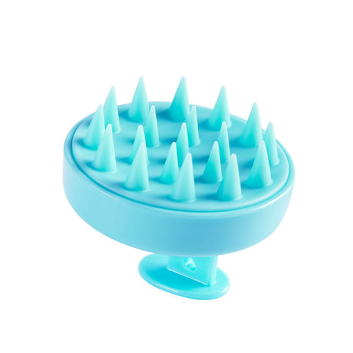 Hoofdhuidmassager - siliconen haarborstel - hoofdhuidborstel - massageborstel - hoofdmassager - Lichtblauw
