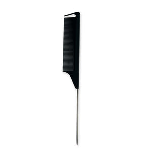 Professionele Pin Tail Comb Scheidingskam - Vlechten Rattenstaart Haarkam - Zwart