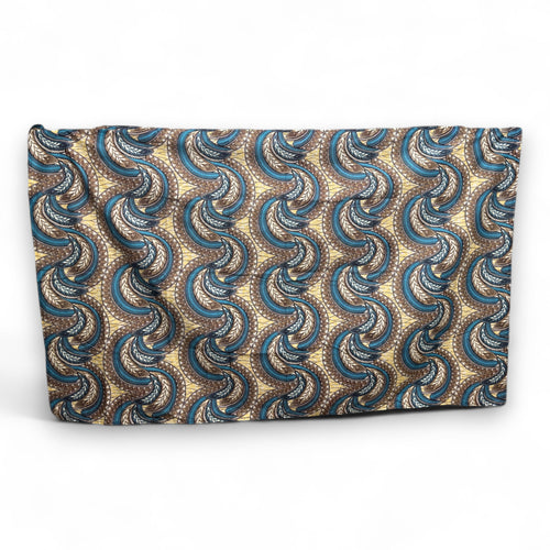 Sarong / pareo / pangi katoen - Strandkleding wikkelrok / omslagdoek / baby wrap - Beige Blauwe Feather