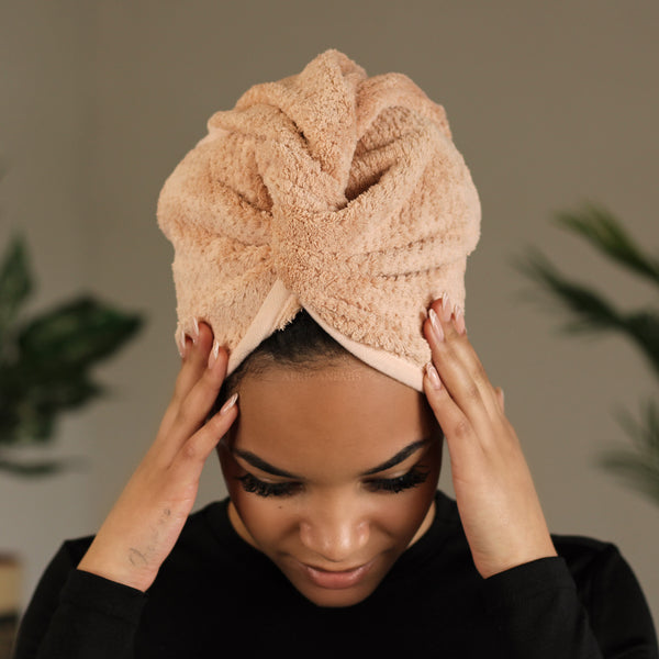 Microfiber Hair Towel - Hoofdhanddoek voor je haar - Misty Rose