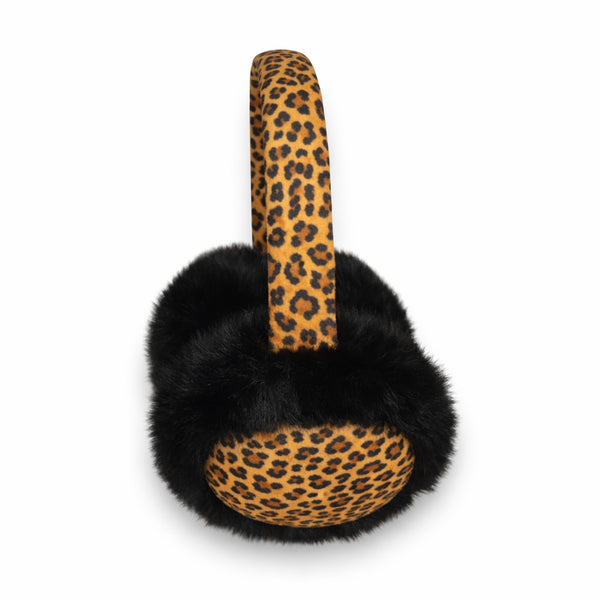 Afrikaanse Print Oorwarmers / Earmuffs - Inklapbaar Wintermodel - Leopard
