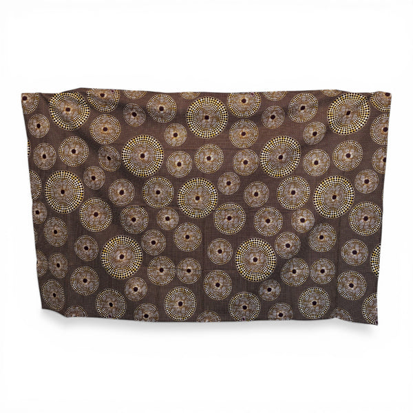 Sarong / pareo / pangi katoen - Strandkleding wikkelrok / omslagdoek / baby wrap - Beige - Water well ring