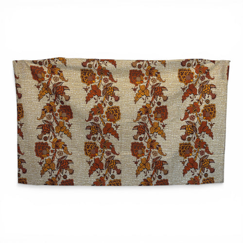 Sarong / pareo / pangi katoen - Strandkleding wikkelrok / omslagdoek / baby wrap - Beige / gele bloem