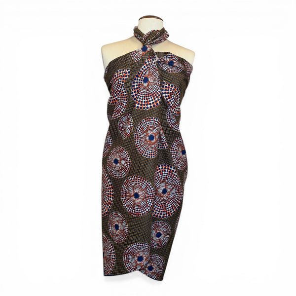 Sarong / pareo / pangi katoen - Strandkleding wikkelrok / omslagdoek / baby wrap - Mix - Water well ring