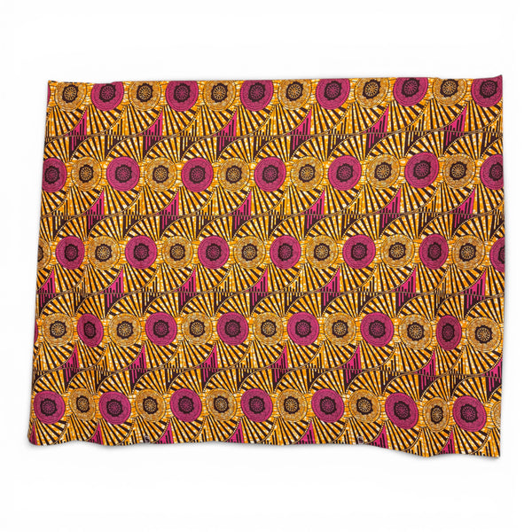 Sarong / pareo / pangi katoen - Strandkleding wikkelrok / omslagdoek / baby wrap - Bruin Geel Circle Rays