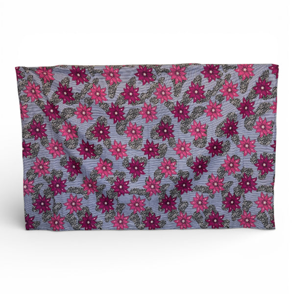 Sarong / pareo / pangi katoen - Strandkleding wikkelrok / omslagdoek / baby wrap - Roze Flowers