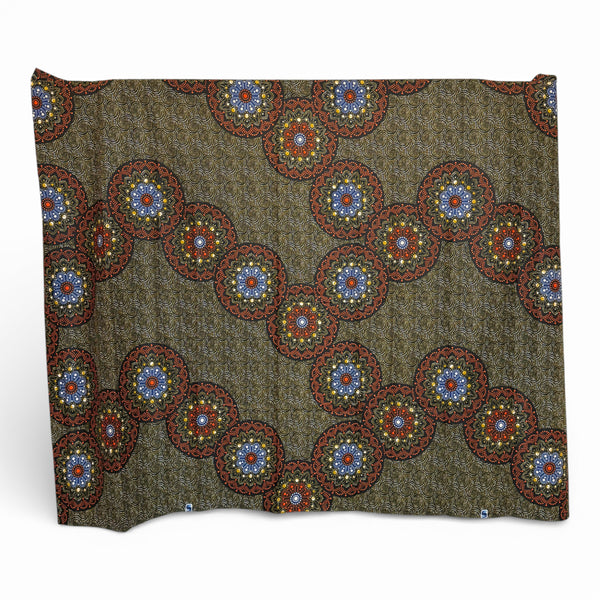 Sarong / pareo / pangi katoen - Strandkleding wikkelrok / omslagdoek / baby wrap - Oranje Dotted Print