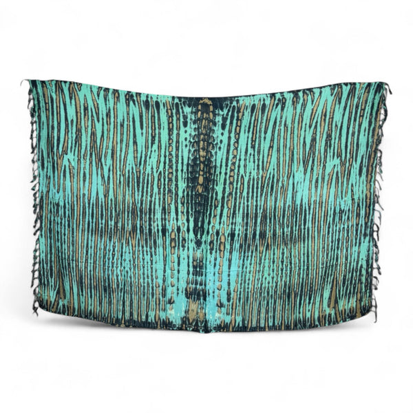Sarong / pareo - Strandkleding wikkelrok - Groen