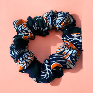 Scrunchie Afrikaanse print - Haaraccessoire - Donker groen