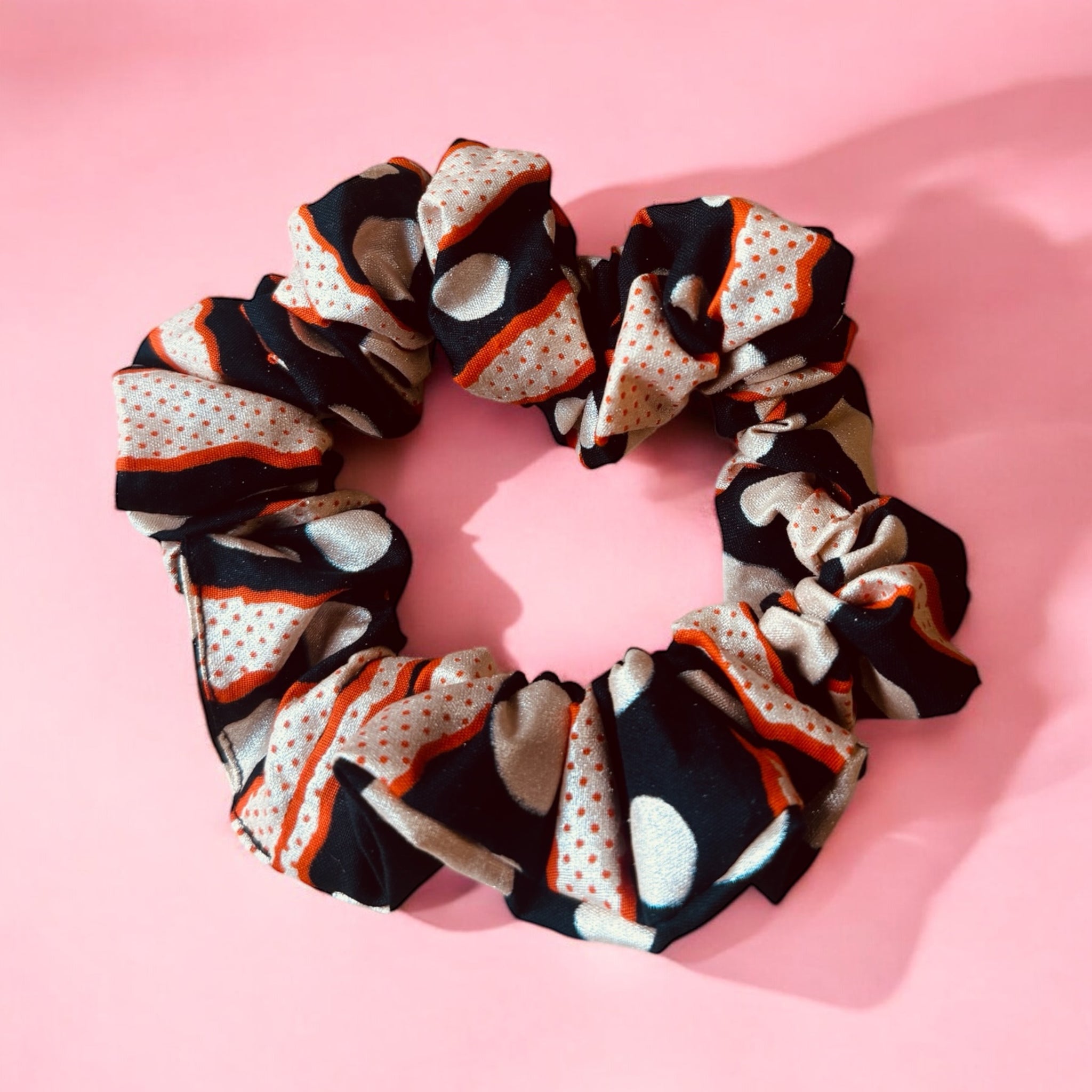 Scrunchie Afrikaanse print - Haaraccessoire - Oranje