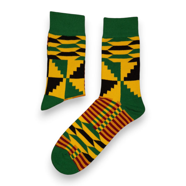 Afrikaanse sokken / Afro socks set OHENEBA met tasje - Set van 4