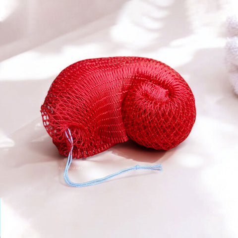 Afrikaanse spons / net sponge - traditionele SAPO spons / scrub spons - Rood