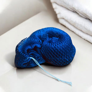 Afrikaanse spons / net sponge - traditionele SAPO spons / scrub spons - Blauw