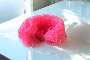 Afrikaanse spons / net sponge - traditionele SAPO spons / scrub spons - Roze