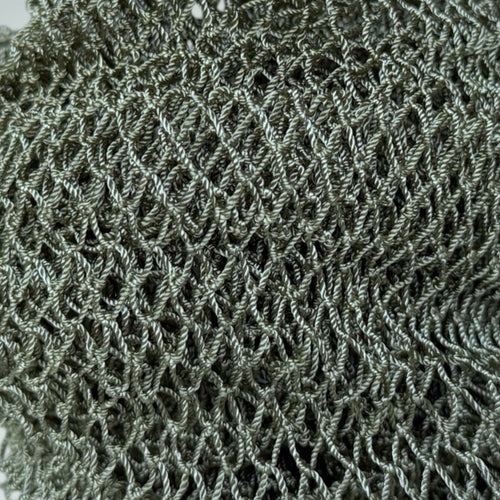 Afrikaanse spons / net sponge - traditionele SAPO spons / scrub spons - Olijfgroen