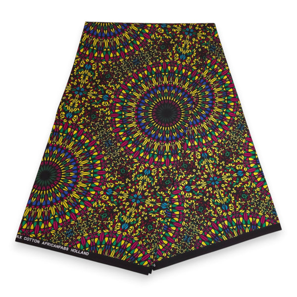 Zonneklep / Pet met Afrikaanse print - Multicolor Sunburst