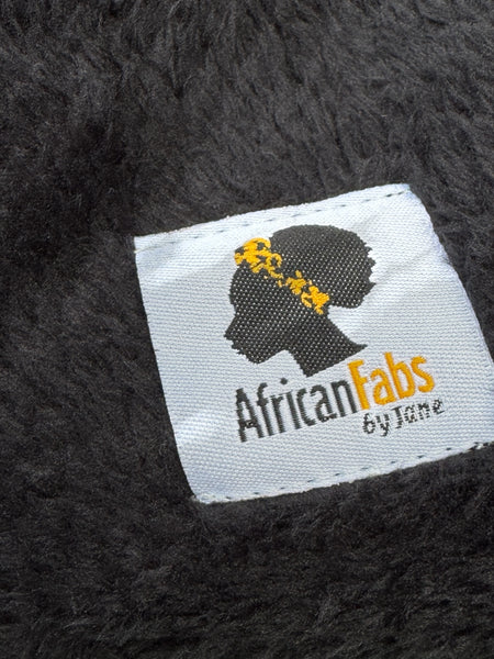 Warme Sjaal met Afrikaanse print Unisex - Bruine Bogolan