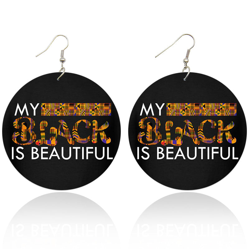 My black is beautiful - Afrikaanse oorbellen