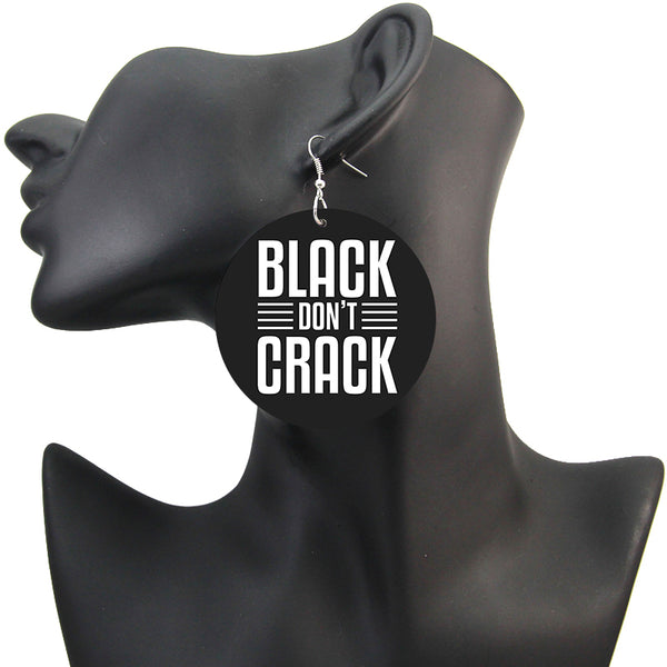 Black don't Crack - Afrikaanse oorbellen