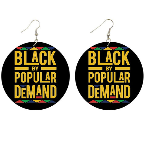 Black by popular demand - Afrikaanse oorbellen