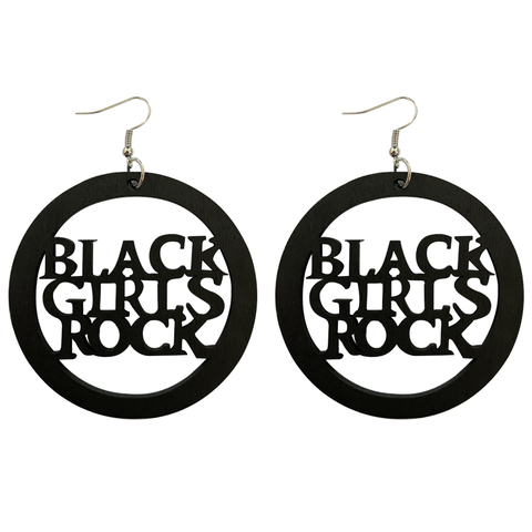 African earrings, wooden earrings | Black girls rock 6cm