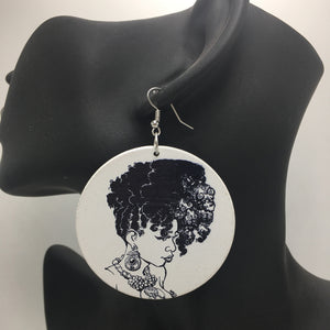 Africa inspired earrings | Kinky Hair