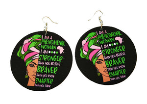 Africa inspired earrings | Stronger, Braver, Smarter