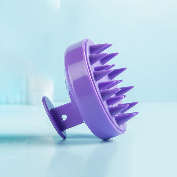 Hoofdhuidmassager - siliconen haarborstel - hoofdhuidborstel - massageborstel - hoofdmassager - Paars