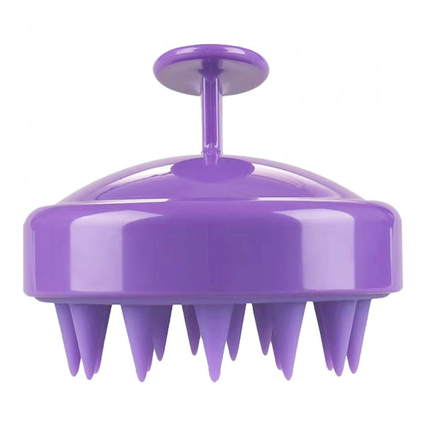 Hoofdhuidmassager - siliconen haarborstel - hoofdhuidborstel - massageborstel - hoofdmassager - Paars