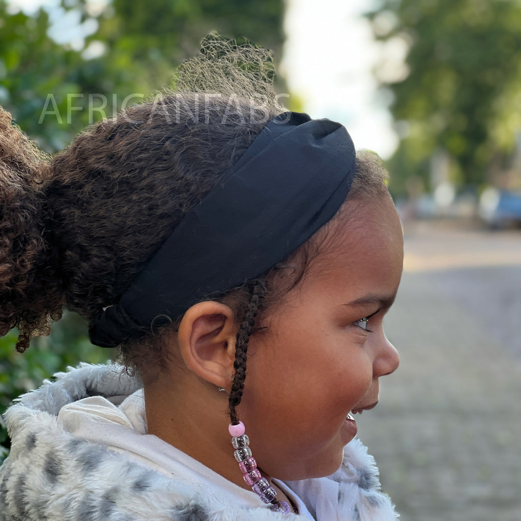 Eigenwijs Heerlijk telefoon Haarband / Hoofdband voor Kinderen in Afrikaanse print - Kinderen - Zw –  AfricanFabs.nl