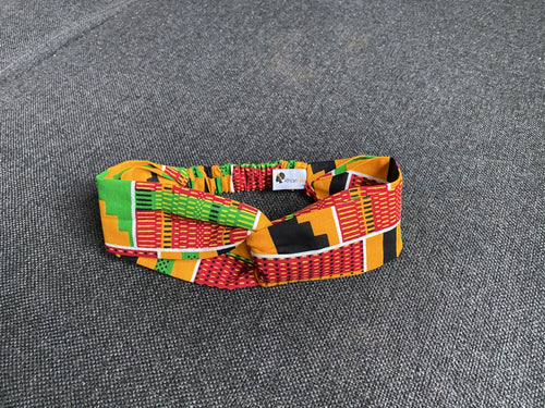 Haarband / Hoofdband voor Kinderen in Afrikaanse print - Kente