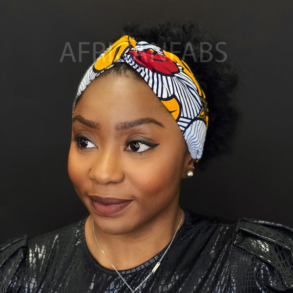 Haarband / Hoofdband in Afrikaanse print - Volwassenen - Wedding flower VLISCO