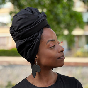 Zwarte hoofddoek / Zwarte headwrap