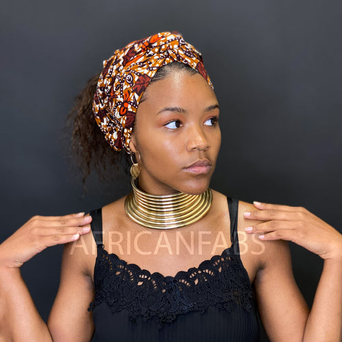 Afrikaanse stijl Choker / Gouden Hoge halsketting