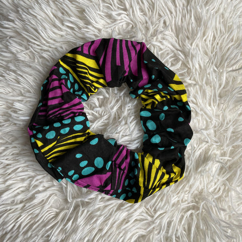 Scrunchie Afrikaanse print - XL Haaraccessoire - Multicolor