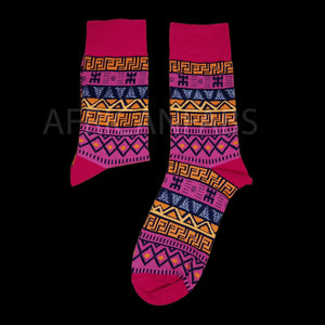 Afrikaanse sokken / Afro sokken / Mud sokken - Roze